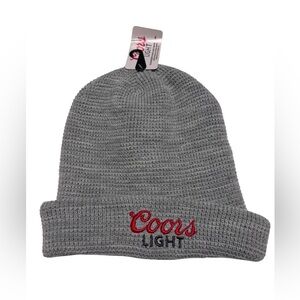 Coors Light Black Beanie – Warm Knit Winter Hat